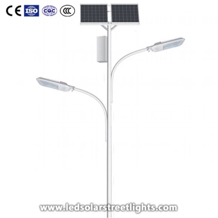 3.double arm solar street light