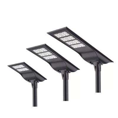Luz de rua com bateria solar